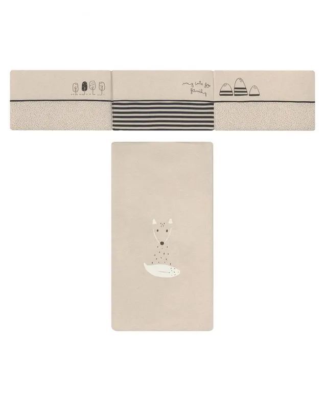 Pack Funda Nórdica + Protector + Relleno de 140x70 Fox de Babyclic