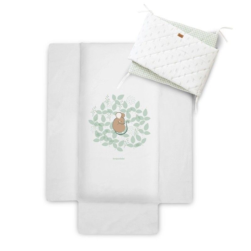 Pack Funda nórdica + Relleno + Protector de baranda Spring Cottage