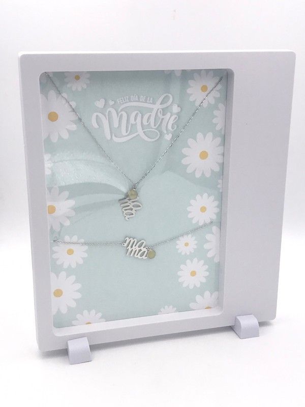 Pack Mamá con colgante y pulsera en plata de ley