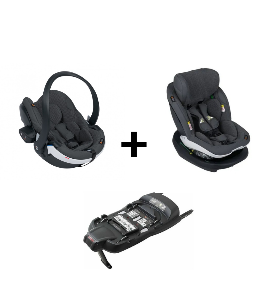 Pack modular BeSafe iZi Go Modular X2 +silla iZi modular A x1 i-Size Anthracite Mesh