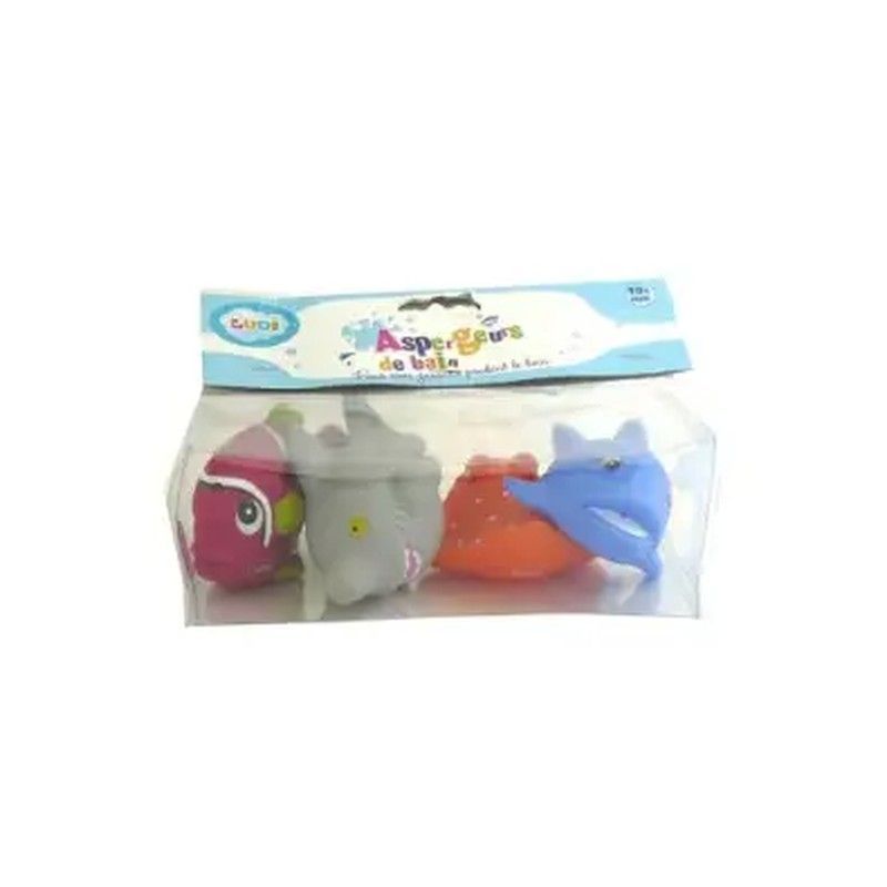 Pack Muñecos para el Baño Peces Rociador - Ludi