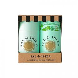 Pack regalo sal de ibiza granito & hierbas mediterráneas 180 grs