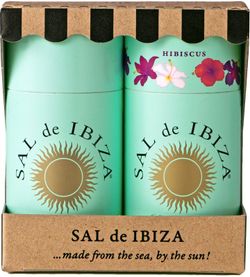 Pack regalo sal de ibiza puro & hibiscus 215 grs