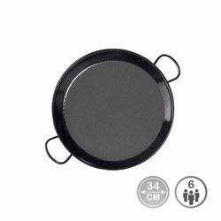 Paellera esmaltada para induccion y vitroceramica ø34cm (6 personas)
