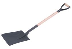 Pala de acero 24 cm - Forma cuadrada - Mango con anilla