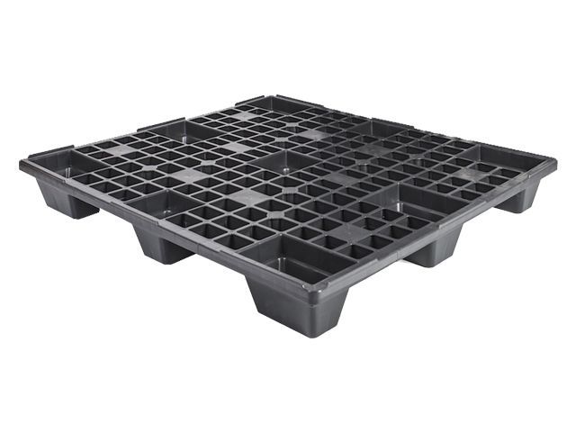 Palet plástico rejado 1200x1000 mm PPERB1210NE