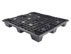 Palet plástico rejado 1200x1000 mm PPERB1210NE