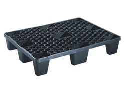 Palet plástico rejado PPERI-0806 NE Plastipol