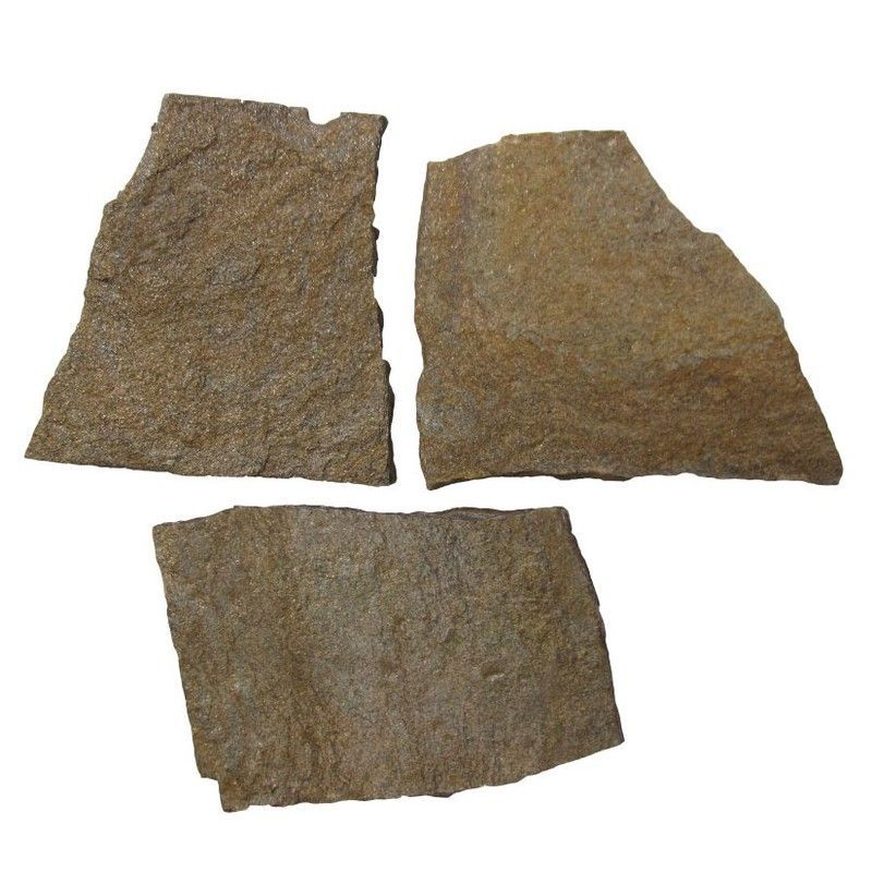 Pallet laja irregular Cuarcita Bronce