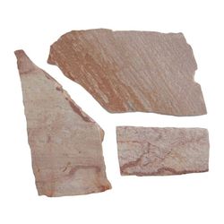 Pallet laja irregular Cuarcita rosa diamante