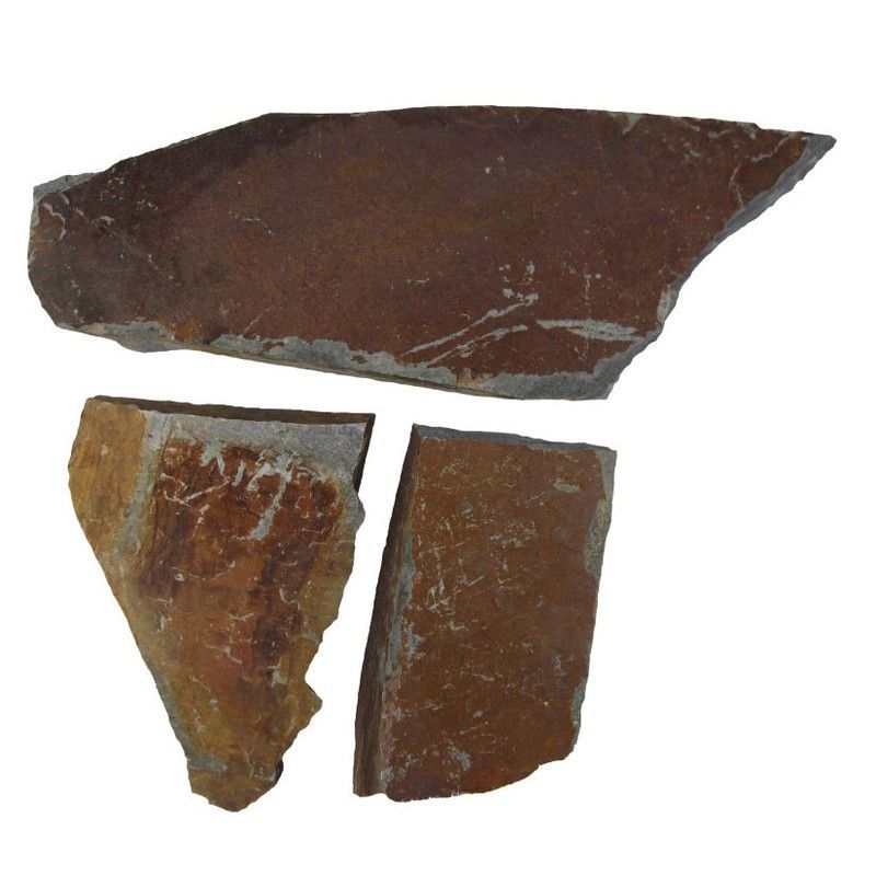 Pallet piedra natural irregular Rojo Fuego