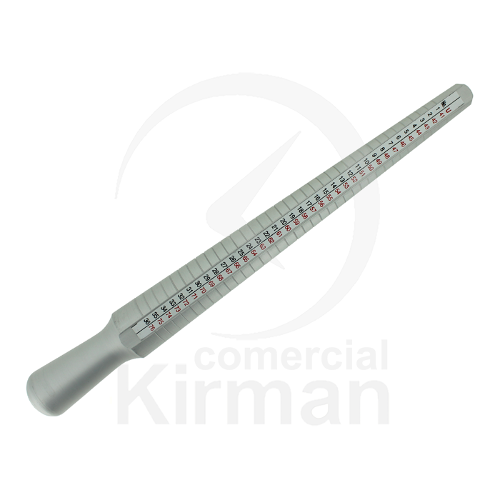 Palo Anillero Aluminio 28021 Cuatro Graduaciones Medida Francesa 1-36