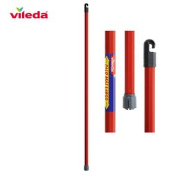 Palo para fregona con enganche monoclick rojo 140cm 112139 vileda