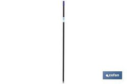 Palo plastificado para esfregonas e vassouras | Palio universal na cor azul e preto | Medidas: 1,40 metros e 2,5 cm de diâmetro. Referencia 41003120