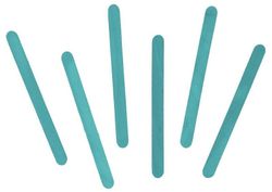 Palos de polo madera estándar 114 x 10 x 2 mm azul