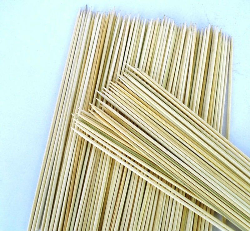 Palos pincho de madera natural