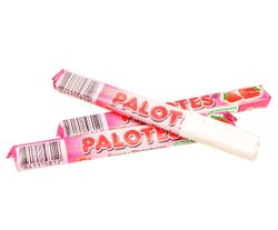 Palotes de fresa (200 unidades) de Damel. Caramelo masticable sabor a fresa