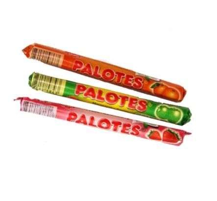 Palotes de frutas (200 unidades) de Damel. Caramelo masticable sabor a frutas