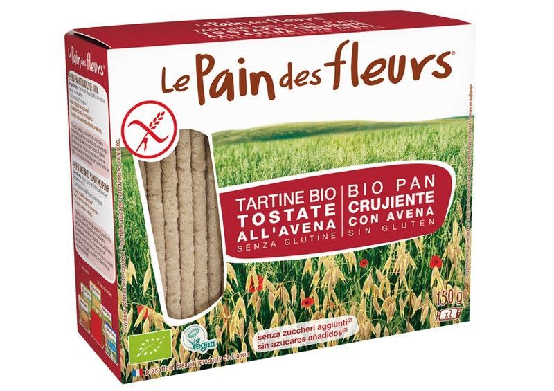 Pan De Flores Con Avena Sin Gluten Bio 150 Gr