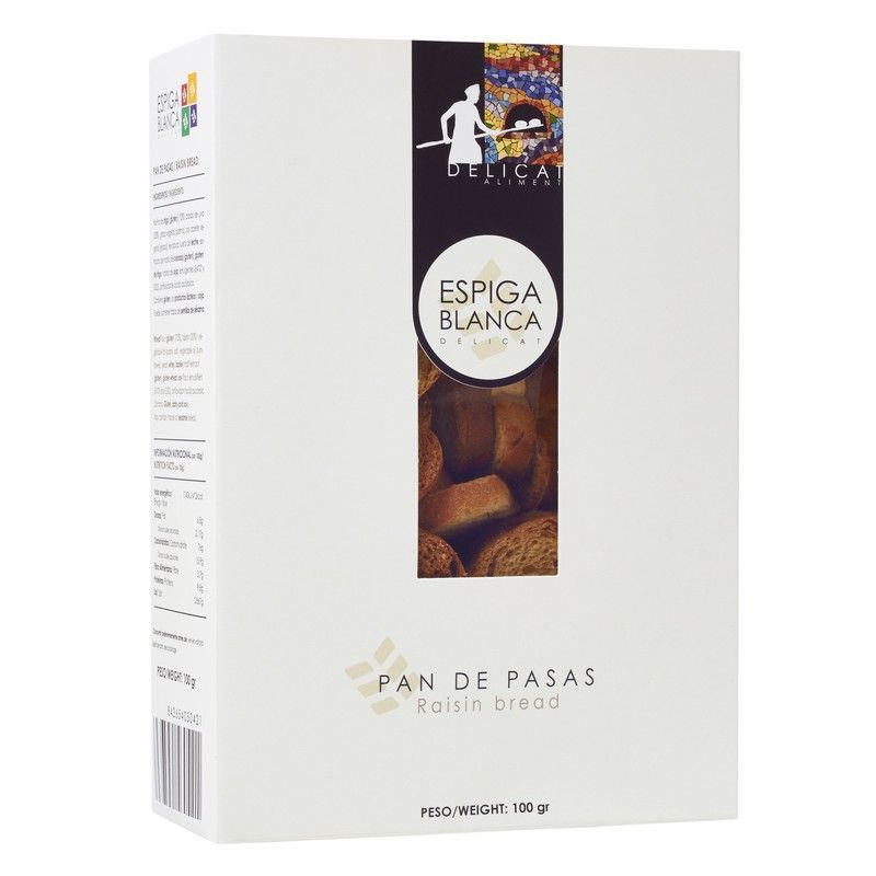 Pan de pasas  100 grs