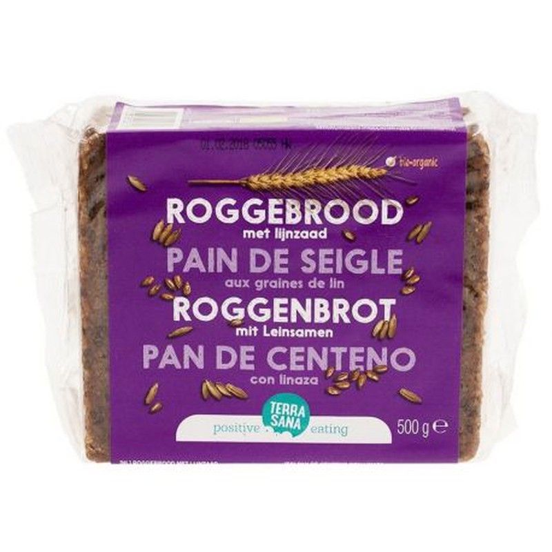 Pan Integral De Centeno Con Lino 500 G