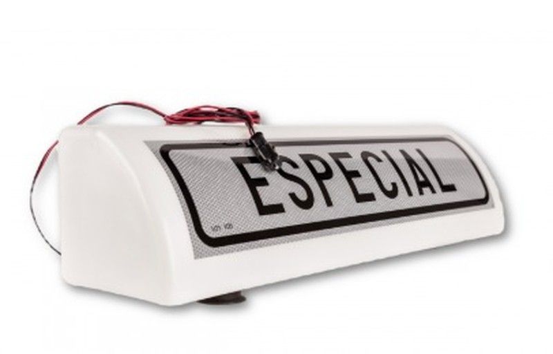 Panel avisador transporte especial c/luz