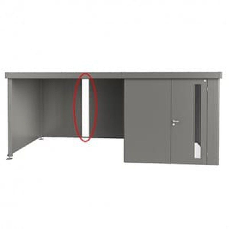 Panel de luz para Cobertizo para Caseta Neo Plata Metálica