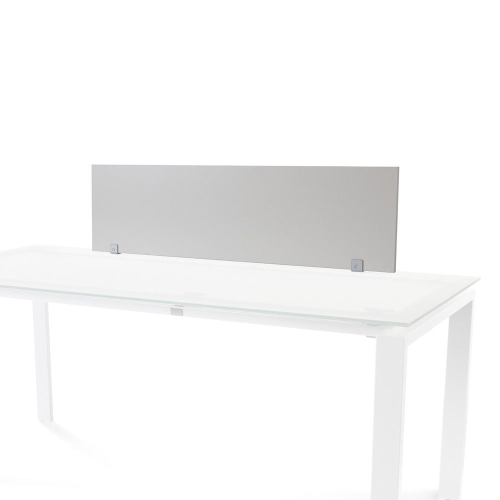 Panel Divisor 40 x 136 Melamina Gris (Mesa Individual Cristal)