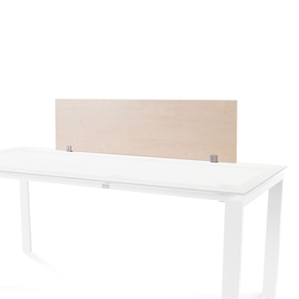 Panel Divisor 40 x 136 Melamina Haya (Mesa Individual Cristal)