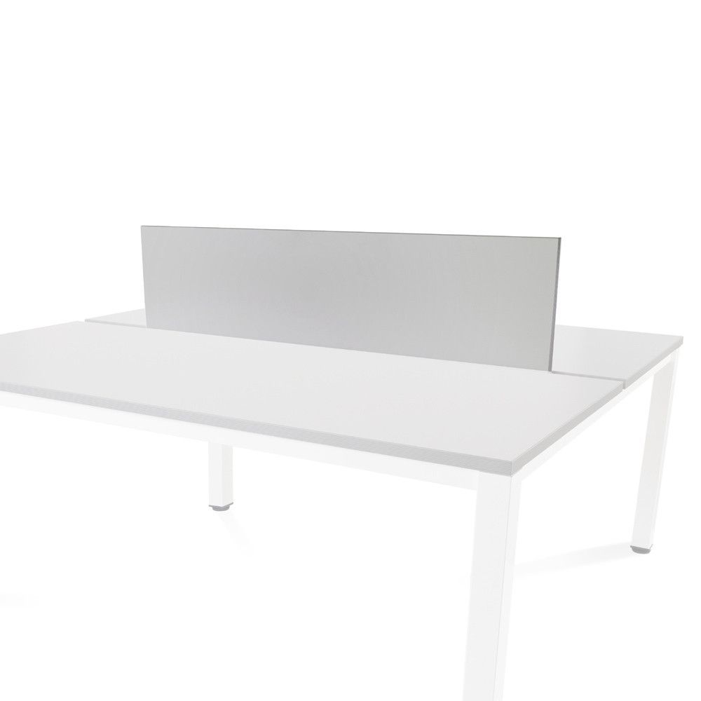 Panel Divisor 45X136 Melamina Gris (Mesa Doble)