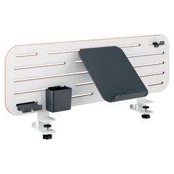 Panel organizador de escritorio con soporte para ordenador portátil Leitz Ergo, 80x25 cm