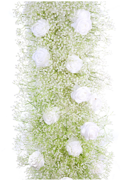 PANEL ROSAS Y GIPSOFILA 200X50CM