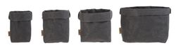 Panera Cesta Pan Negro 20X20X33 Cm Lacor Hosteleria