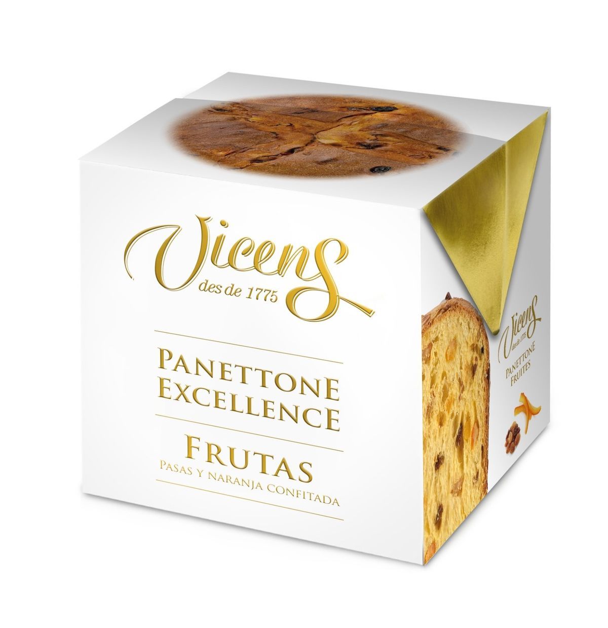 Panettone de Frutas Excellence 750g Vicens Gourmet