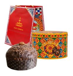 Panettone Gourmet Castaña Dolce Gabbana Lata 1 Kg