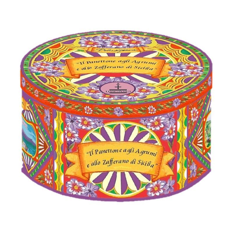 Panettone Gourmet Cítricos Dolce Gabbana Lata 1 Kg