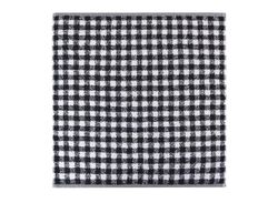Paño de cocina algodón rizo Negro Pure Square Vichy 50x50