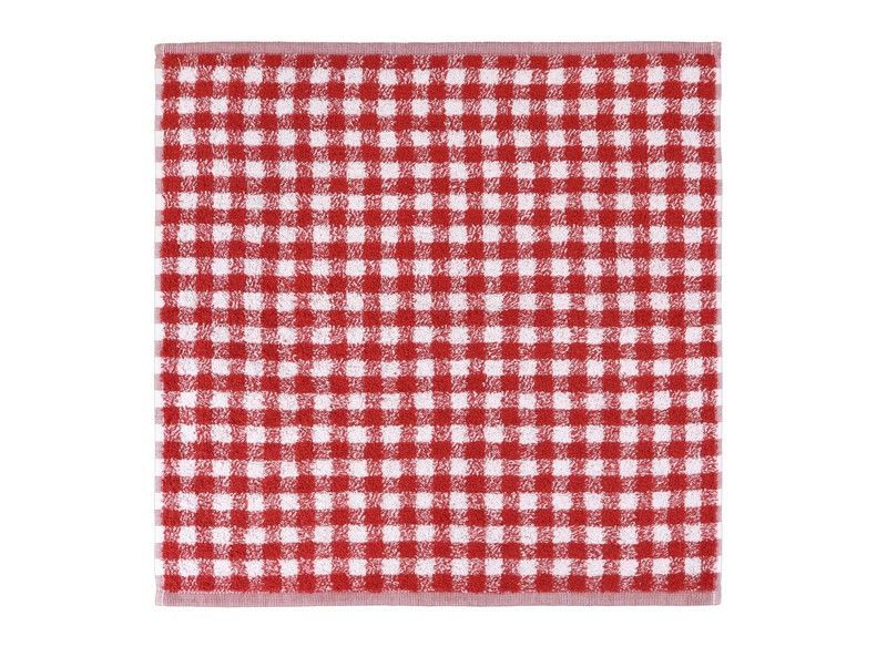 Paño de cocina algodón rizo Rojo Pure Square Vichy 50x50
