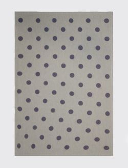 Paño de cocina algodón sarga Azul Spot 50x70