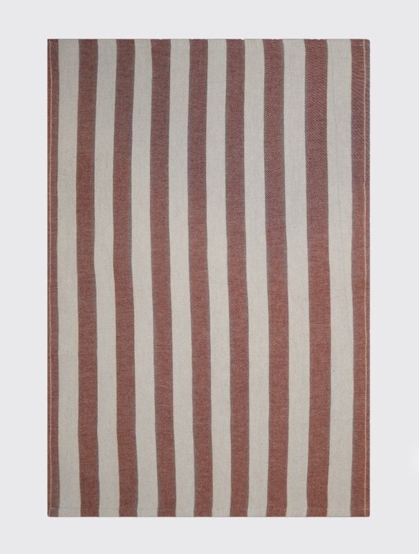 Paño de cocina algodón sarga Burdeos Pat 50x70