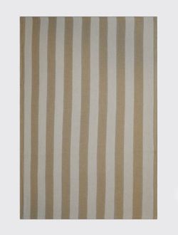 Paño de cocina algodón sarga Marron Pat 50x70