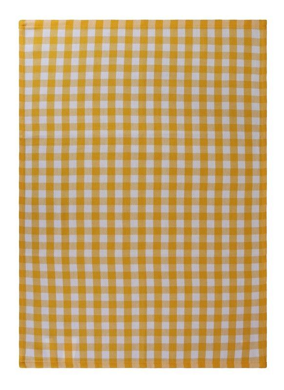 Paño de cocina algodón sarga Oro Pure Square Vichy 50x70