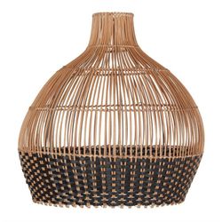 Pantalla de ratán en natural, Ø 50 x 50 cm | Intricate