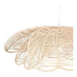 Pantalla de ratán en natural, Ø 55 x 20 cm | Julius