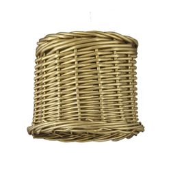 Pantalla Mimbre Dorada 1 X 60W E-27