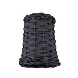 Pantalla Mimbre Negra 1 X 60W E-27