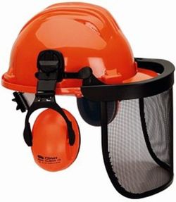 Pantalla protectora metal+c asco+ orejera Climax 437 Complet