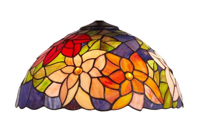 Pantalla Tiffany Serie Guell diametro 40 cm. de Tiffan y luz