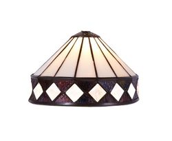 Pantalla Tiffany Serie Ilumina diametro 20 cm.