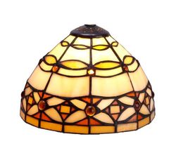 Pantalla Tiffany Serie Marfil diametro 20 cm